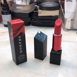 Morphe ~ ‘LOVER’ Mega Matte Lipstick ~> A Watermelon Red ~ FS, RARE, & HTF ~ NIB